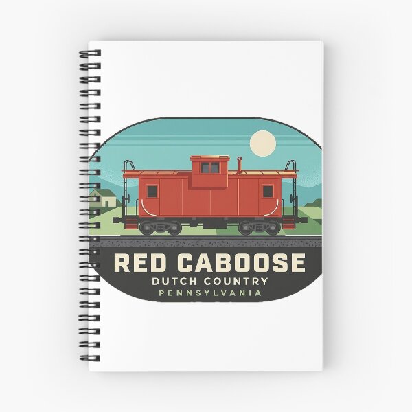 Item preview, Red Caboose Dutch Country Retro Panoramic Train Sticker designed and sold by DetourDgn.