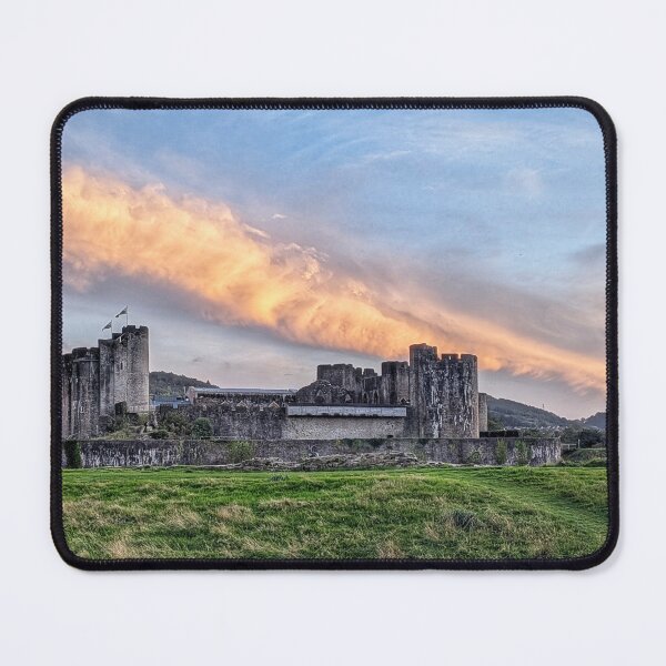 Item preview, Caerphilly Castle Sunset designed and sold by ellenmpics.