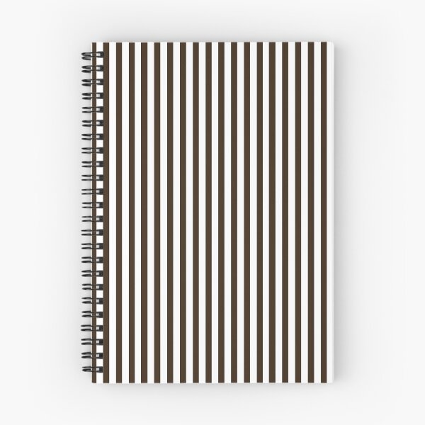 Item preview, Narrow stripes in chocolate brown and white designed and sold by RishabhArts1.