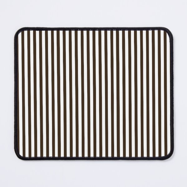 Item preview, Narrow stripes in chocolate brown and white designed and sold by RishabhArts1.