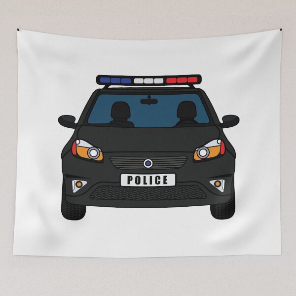 Item preview, Police Car - Law Enforcement designed and sold by Marshallamoakohene.