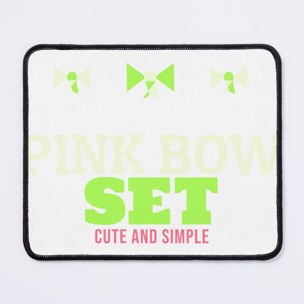 Item preview, Pink Bow Set Hair Clip Shirt designed and sold by Nice Niche.