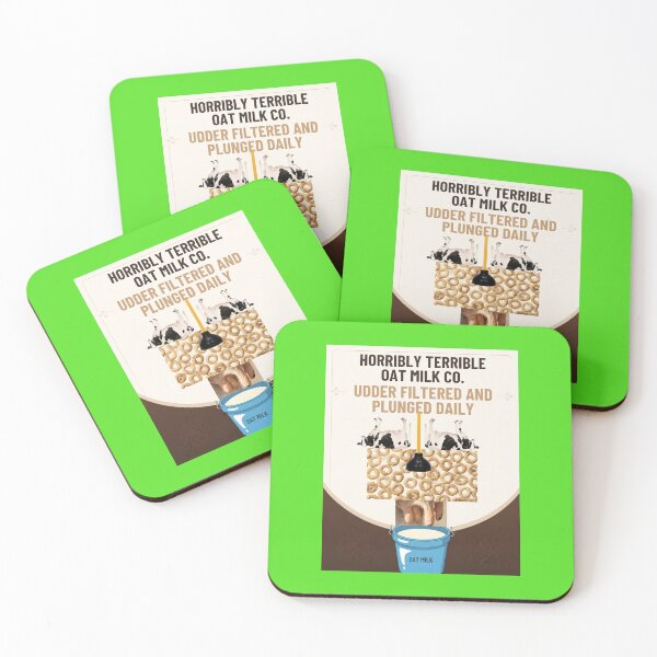 Item preview, HORRIBLY TERRIBLE OAT MILK CO. designed and sold by docksTees.