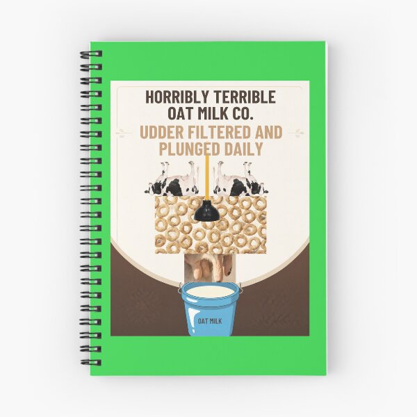 Item preview, HORRIBLY TERRIBLE OAT MILK CO. designed and sold by docksTees.