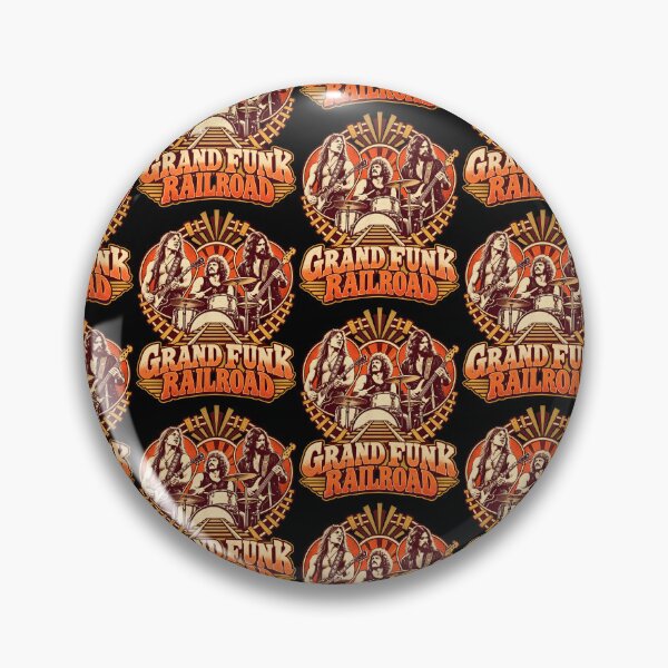 Artikelvorschau, Grand Funk Railroad – Vintage 70er Jahre Classic Hard Rock Band Art entworfen und verkauft von SarcasmLounge.