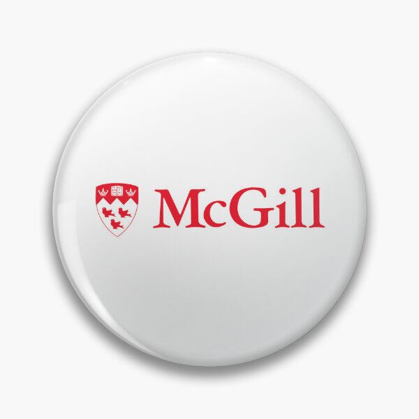 Item preview, McGill University Logo Red Crest Shield Wordmark designed and sold by Mayhew7.