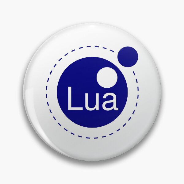 Item preview, Logotipo del lenguaje de programación Lua Emblema circular de órbita azul designed and sold by Mayhew7.