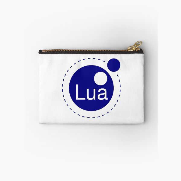 Item preview, Lua Programming Language Logo Blue Orbit Circle Emblem designed and sold by Mayhew7.