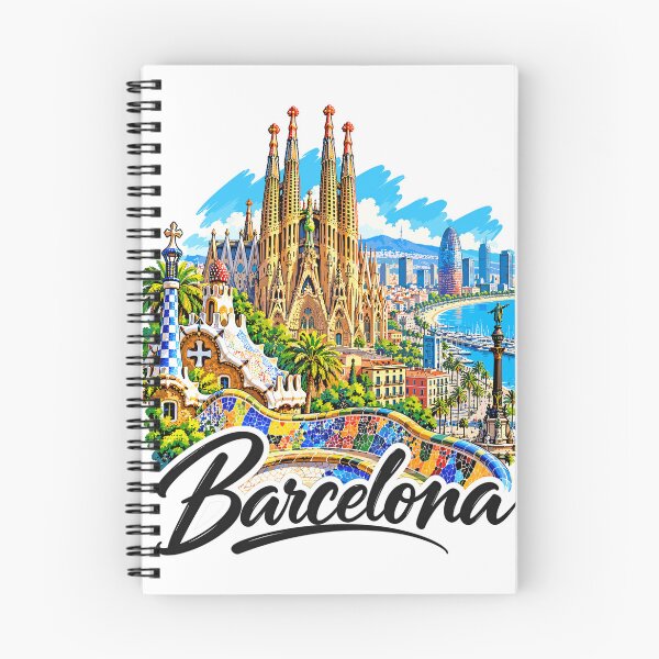 Item preview, Barcelona Spain Gaudi Travel Art designed and sold by EdwinkOne.