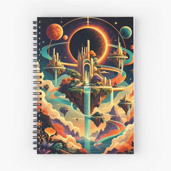 Item preview, Celestial Floating City Dreamscape designed and sold by PrintBreeze.
