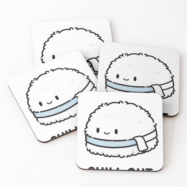 Item preview, Cute Chibi Yeti Snowflakes Scarf Chill Out Winter Kawaii Sticker designed and sold by xiaoxiaochibi.