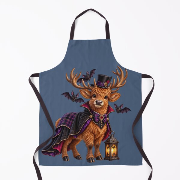 Item preview, Cute Scottish Highland Stag Gothic Halloween Gentleman designed and sold by MaedK.