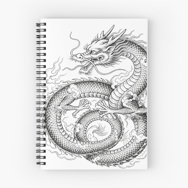 Item preview, Dragon Vintage Engraving Tattoo Design designed and sold by luisluisluis.