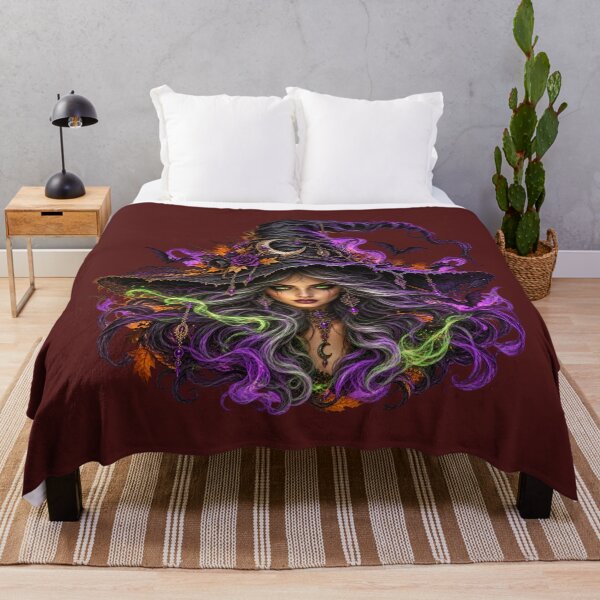 Item preview, Mystical Witch – Purple and Green Magic designed and sold by Ingorgia Studio.