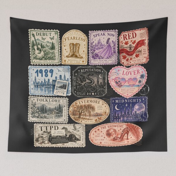 Item preview, Taylor Swift Eras Passport Stamp Sticker Pack – Swiftie Travel Stamps, Era Icons & Vintage Collectible Aesthetic designed and sold by taylorvinyls.
