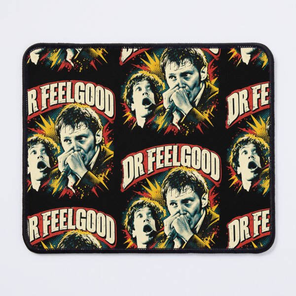 Item preview, Dr. Feelgood Band – Vintage British Pub Rock Blues Rock Art designed and sold by chooseur1outfit.