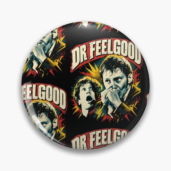 Item preview, Dr. Feelgood Band – Vintage British Pub Rock Blues Rock Art designed and sold by chooseur1outfit.
