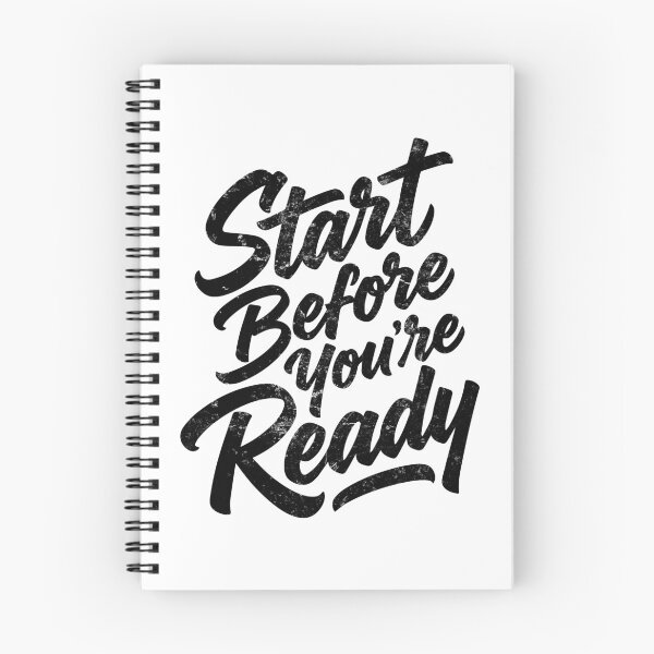 Item preview, Start Before You Are Ready | Action Over Fear designed and sold by typoinspired.