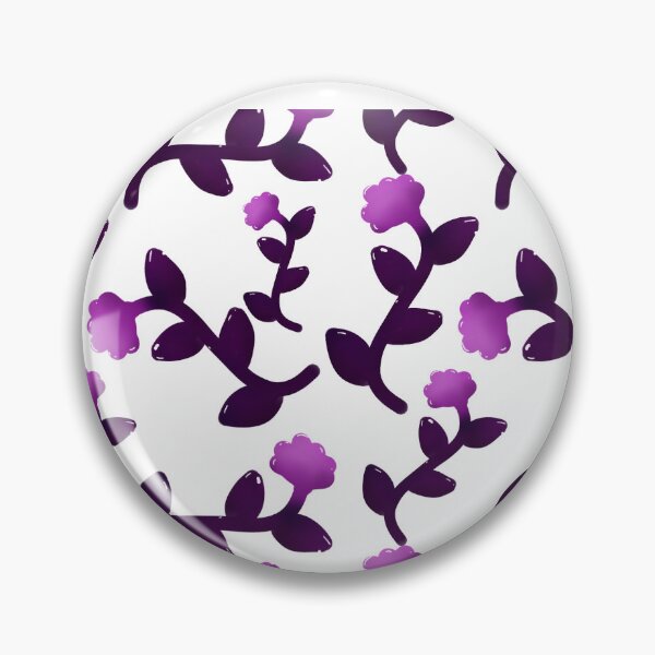 Item preview, Purple Floral Botanical Pattern — Deep Plum Violet Flower Vine Repeat Design designed and sold by HopeAndHustle.