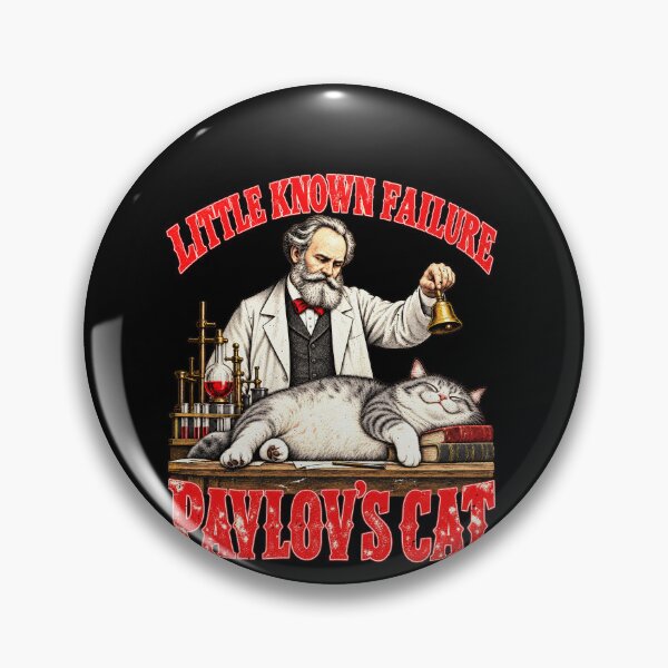 Item preview, Funny Pavlov's Cat Ignores the Bell Art designed and sold by elderberry.