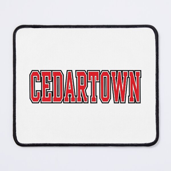 Item preview, Cedartown Varsity T-Shirt | Hometown Pride Tee | Red and Black School Spirit Shirt designed and sold by Infinite-Works.