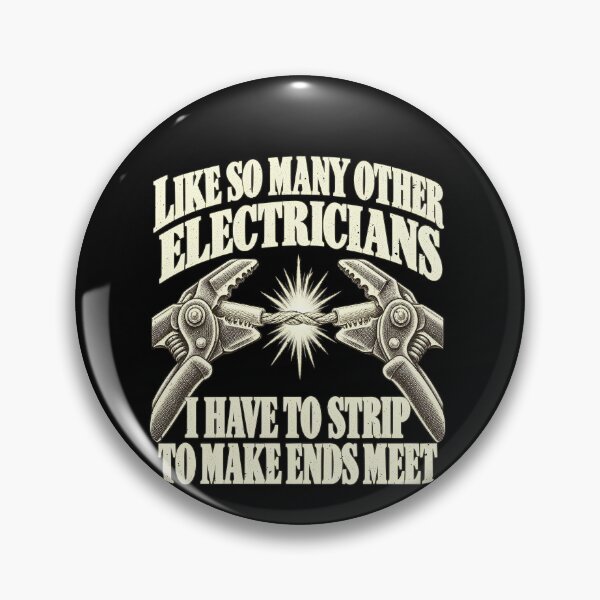 Item preview, Funny Strip To Make Ends Meet Electrician Pun Art designed and sold by elderberry.