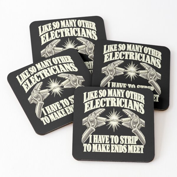 Item preview, Funny Strip To Make Ends Meet Electrician Pun Art designed and sold by elderberry.