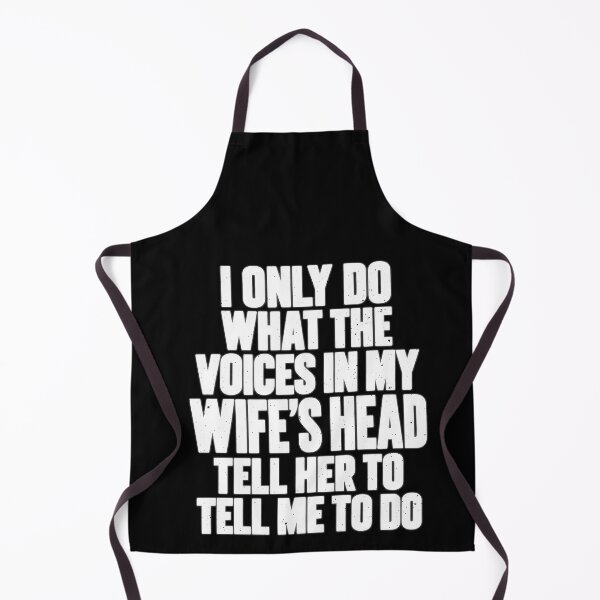 Item preview, Funny Wife's Voices Tell What To Do Marriage Humor Art designed and sold by elderberry.