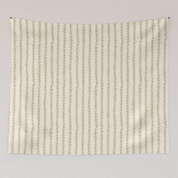 Item preview, Botanical leaf stripes designed and sold by OhNoNotAgain42.