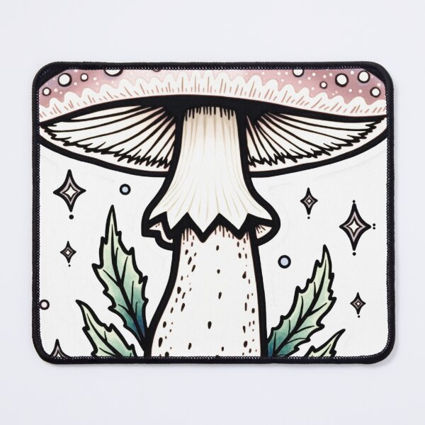 Item preview, Whimsical Toadstool Neo-Traditional Tattoo Flash designed and sold by Qubivibe.