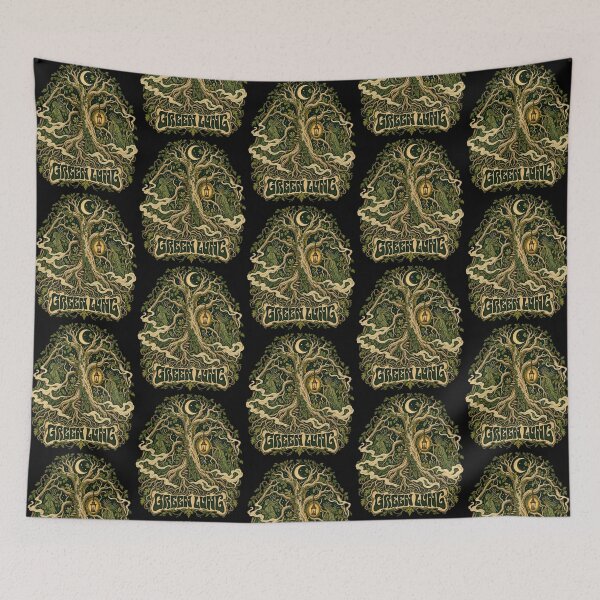 Item preview, Green Lung Band – Occult Folk Psychedelic Doom Stoner Rock Art designed and sold by chooseur1outfit.