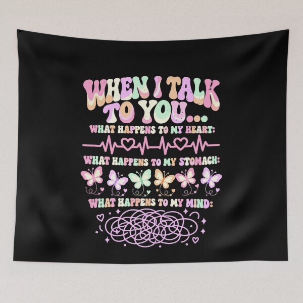 Item preview, What Happens to My Heart When We Talk designed and sold by elderberry.