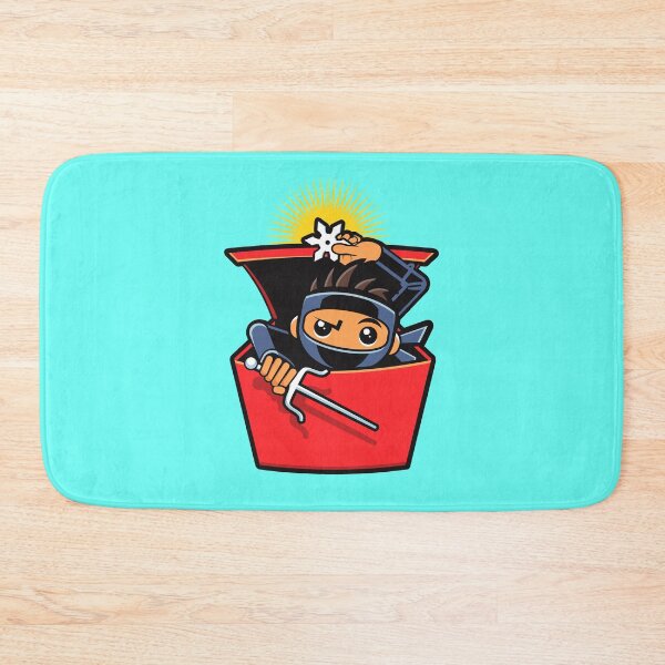 Item preview, Cute Ninja In A Box With Sai And Shuriken - Cartoon Comic Book Drawing designed and sold by Vector-Artist.