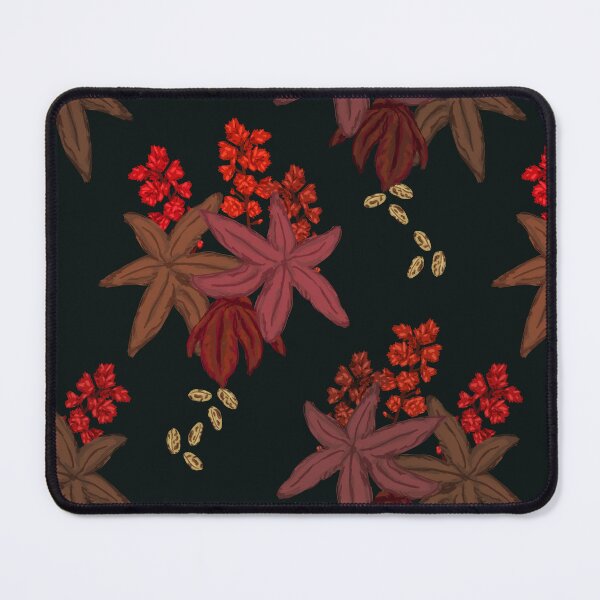 Item preview, Castor Bean - Botanical Pattern designed and sold by Antiope33.