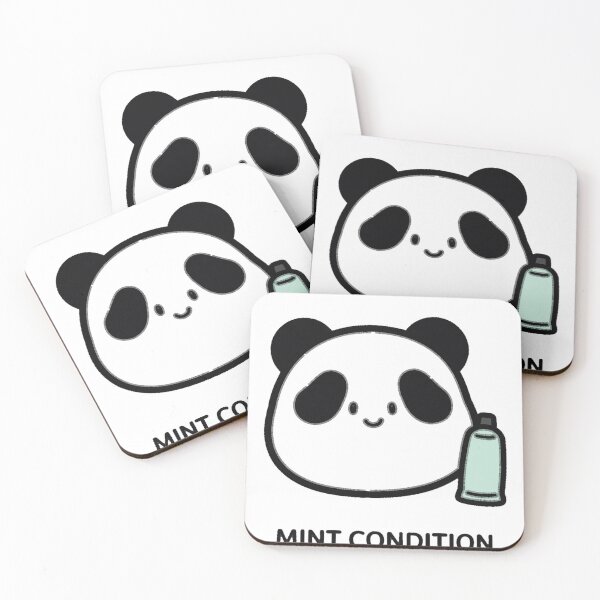 Item preview, Cute Chibi Panda Toothpaste Mint Condition Chewy Mandarin Sticker designed and sold by xiaoxiaochibi.