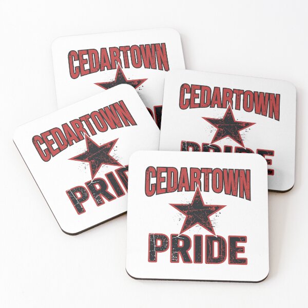 Item preview, Camiseta Cedartown Pride | Camiseta vintage de mi ciudad natal | Camiseta con estrella roja y negra designed and sold by Infinite-Works.