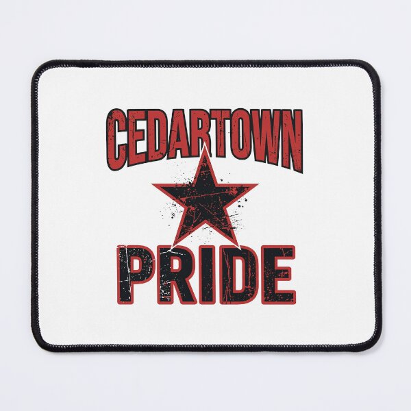 Item preview, Cedartown Pride T-Shirt | Vintage Hometown Tee | Red Black Star Shirt designed and sold by Infinite-Works.