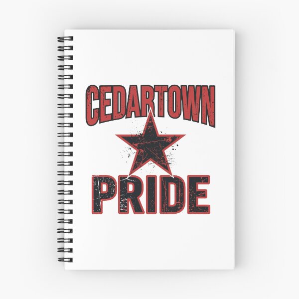 Item preview, Cedartown Pride T-Shirt | Vintage Hometown Tee | Red Black Star Shirt designed and sold by Infinite-Works.