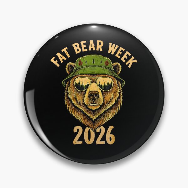 Item preview, Fat Bear Week 2026 Retro Bear Sunglasses Nature Lover designed and sold by Byhergawaa.