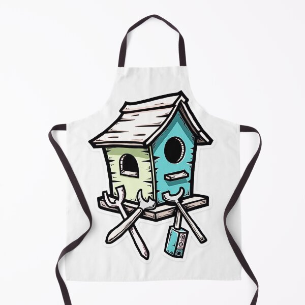 Artikelvorschau, Vibrant Neo-Trad Birdhouse Tattoo Flash entworfen und verkauft von Qubivibe.