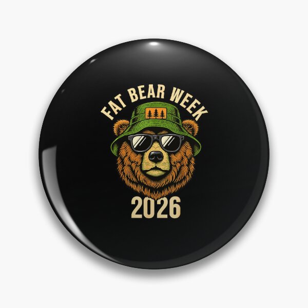 Item preview, Fat Bear Week 2026 Retro Bear Sunglasses Nature Lover designed and sold by Byhergawaa.