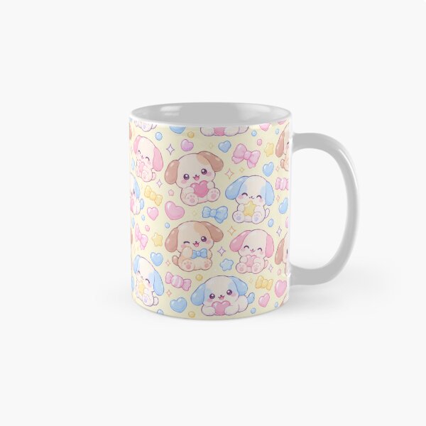 Item preview, Kawaii Gummy Puppy Candy Pattern designed and sold by Soft Berry Studio.
