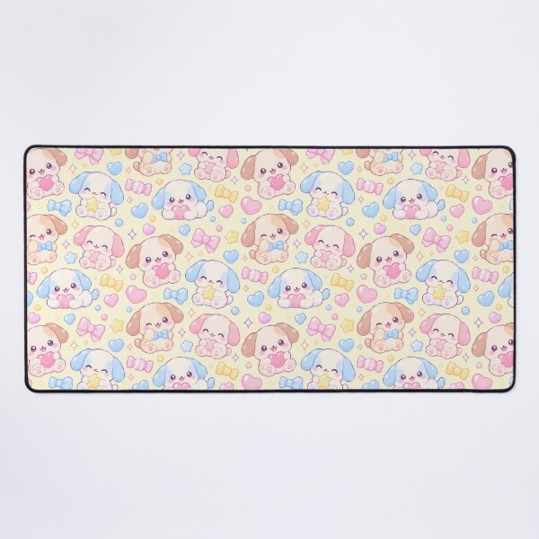 Item preview, Kawaii Gummy Puppy Candy Pattern designed and sold by Soft Berry Studio.