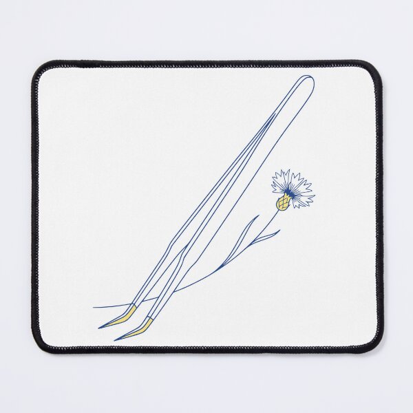 Item preview, Lash Artist Precision Tweezers with Cornflower Blue and Yellow designed and sold by VibeBeauty.