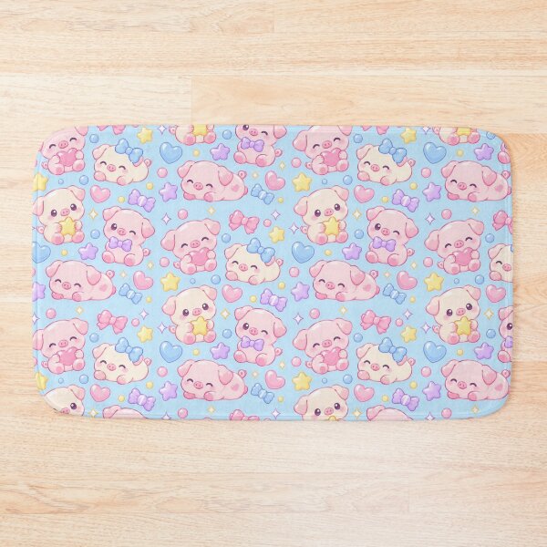 Artikelvorschau, Kawaii Gummischweinchen-Bonbonmuster entworfen und verkauft von Soft Berry Studio.