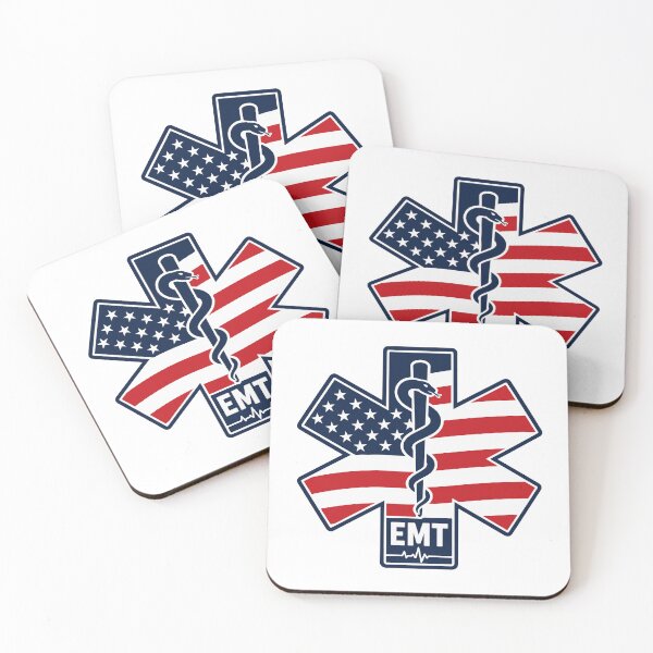 Item preview, American Flag EMT - Paramedic designed and sold by Marshallamoakohene.