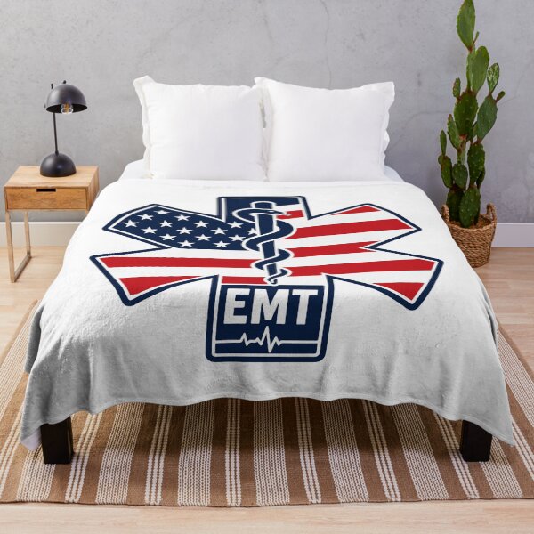 Item preview, American Flag EMT - Paramedic designed and sold by Marshallamoakohene.