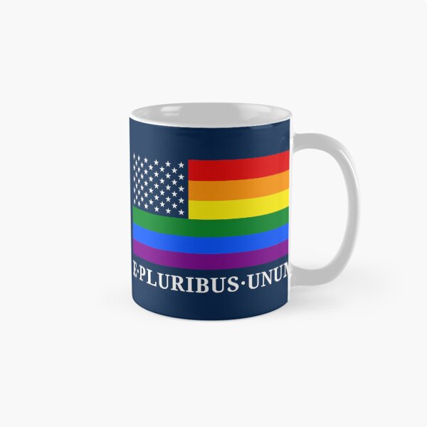 Item preview, Rainbow LGBTQ American Pride Diversity Flag Motto designed and sold by Digital Homestead.