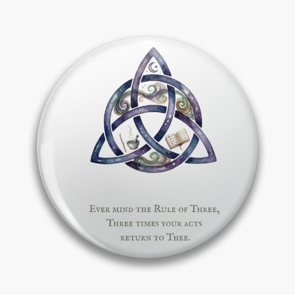 Artikelvorschau, Dreierregel, Aquarell, keltische Triquetra entworfen und verkauft von made by Golightly x.
