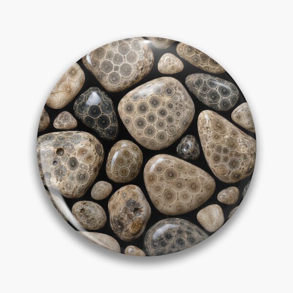 Item preview, Polished Michigan Petoskey Stone Collection designed and sold by Maria Dryfhout.